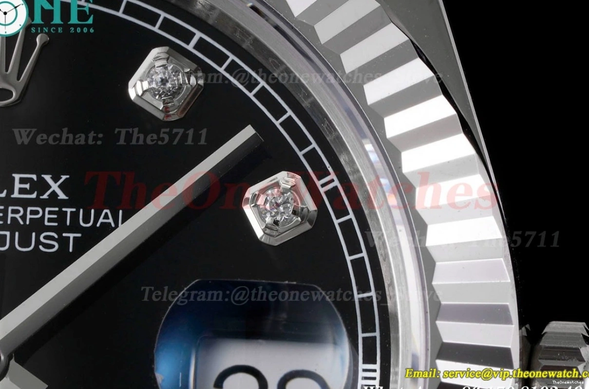 Jubilee 41mm Black SS 126334 Flt SS VR3235 904L King Dial Datejust 0119